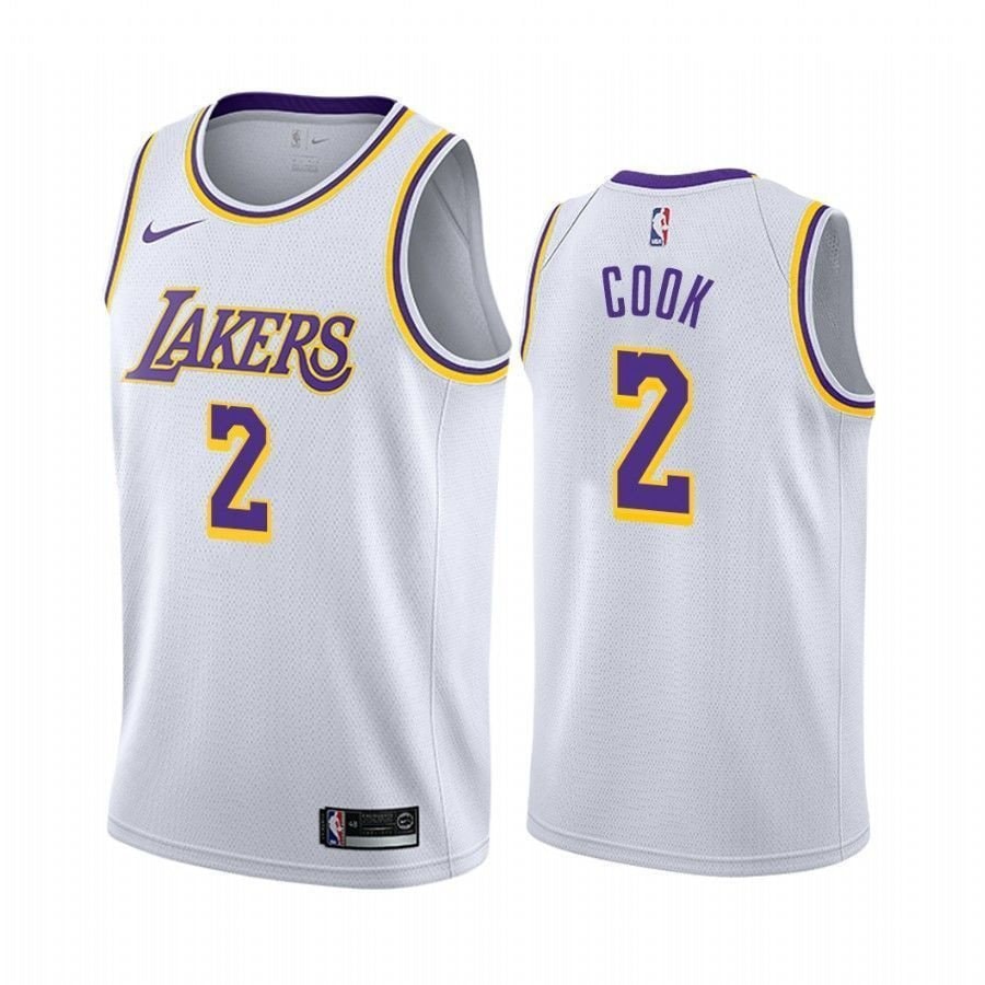 Men's Los Angeles Lakers Quinn Cook 2 Association Multicolor Jersey