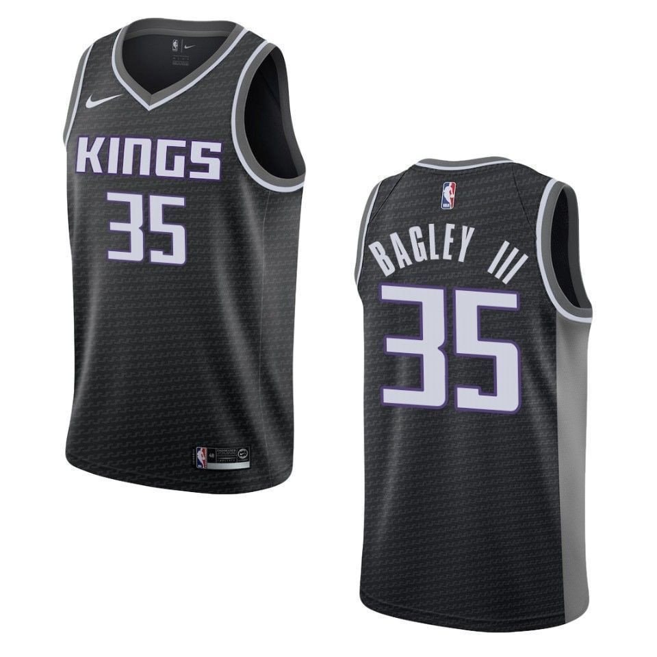 Men's Sacramento Kings Marvin Bagley III #35 Statement Swingman Jersey Black