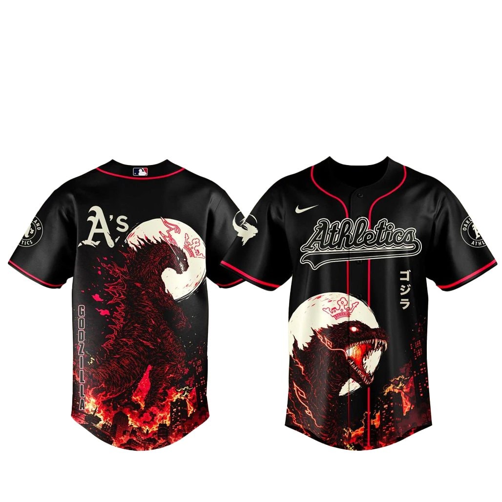 Baseball Team x Godzilla Minus Zero Baseball Jersey