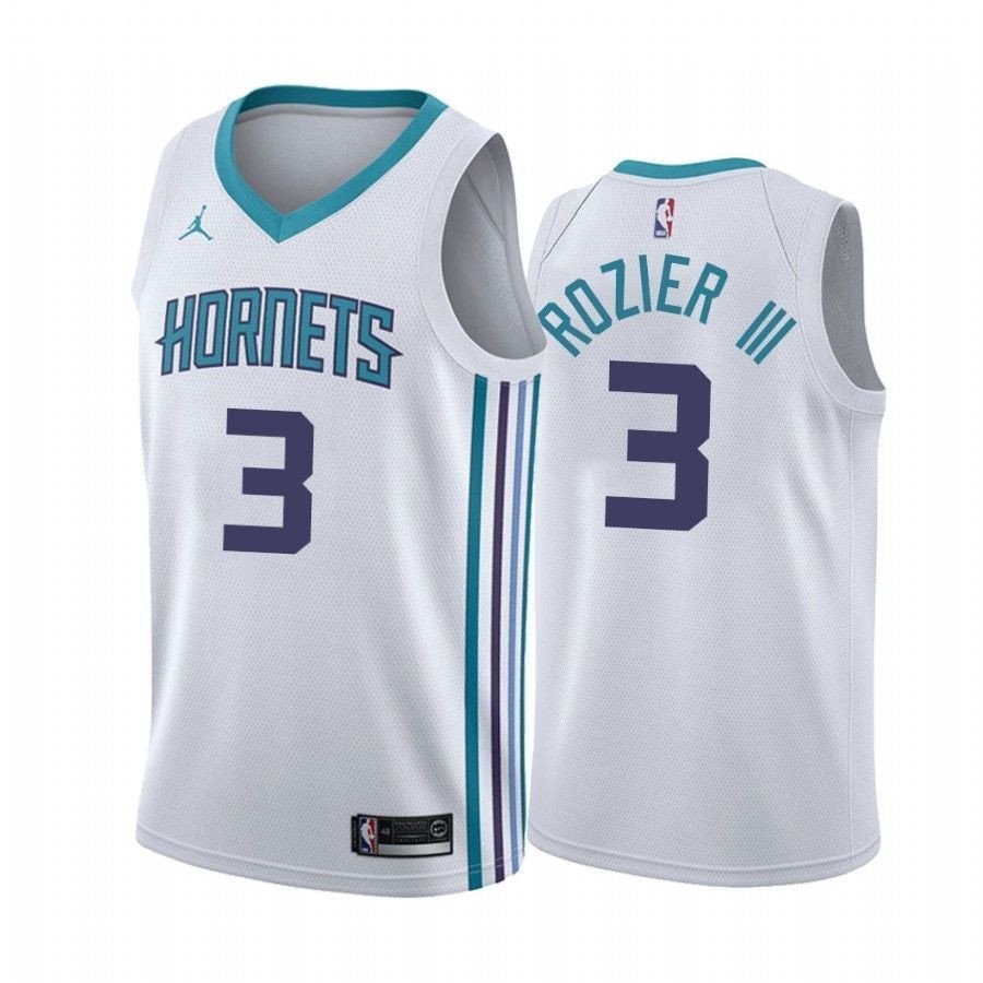 Men's Charlotte Hornets Terry Rozier III #3 Association Multicolor Jersey