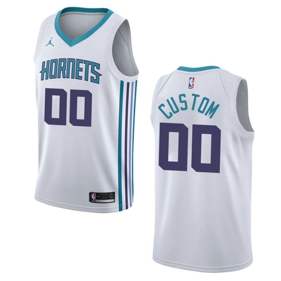 Men's Basketball Team 00 Custom Association Swingman Jersey - White