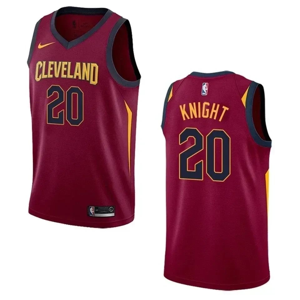 Men's Basketball Team 20 Brandon Knight Icon Swingman Jersey - Maroon