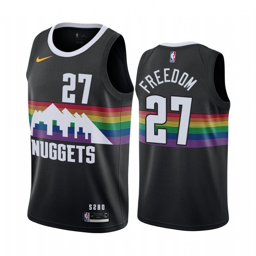 Jamal Murray Freedom Nuggets City Jersey Unisex Multicolor