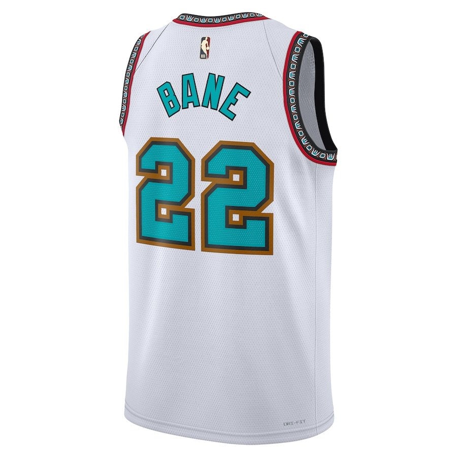 Desmond Bane 22 Memphis Grizzlies Unisex 2024/25 Swingman Jersey White Classic Edition