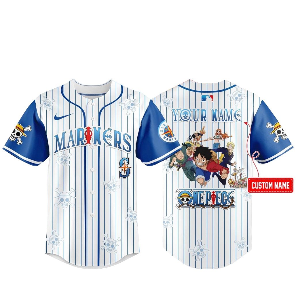 Custom Name Baseball Team x One Piece Night 2026 Baseball Jersey Version 3