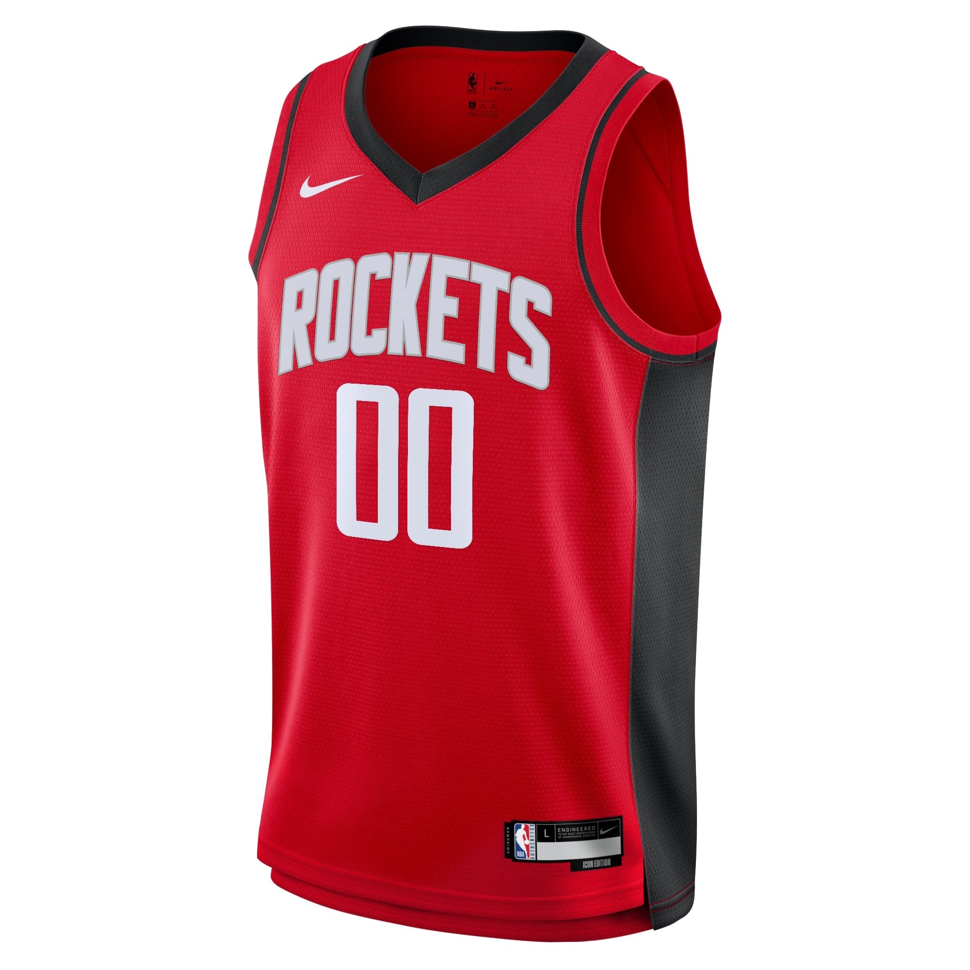 Houston Rockets Icon Swingman Custom Jersey Youth Multicolor S-3XL