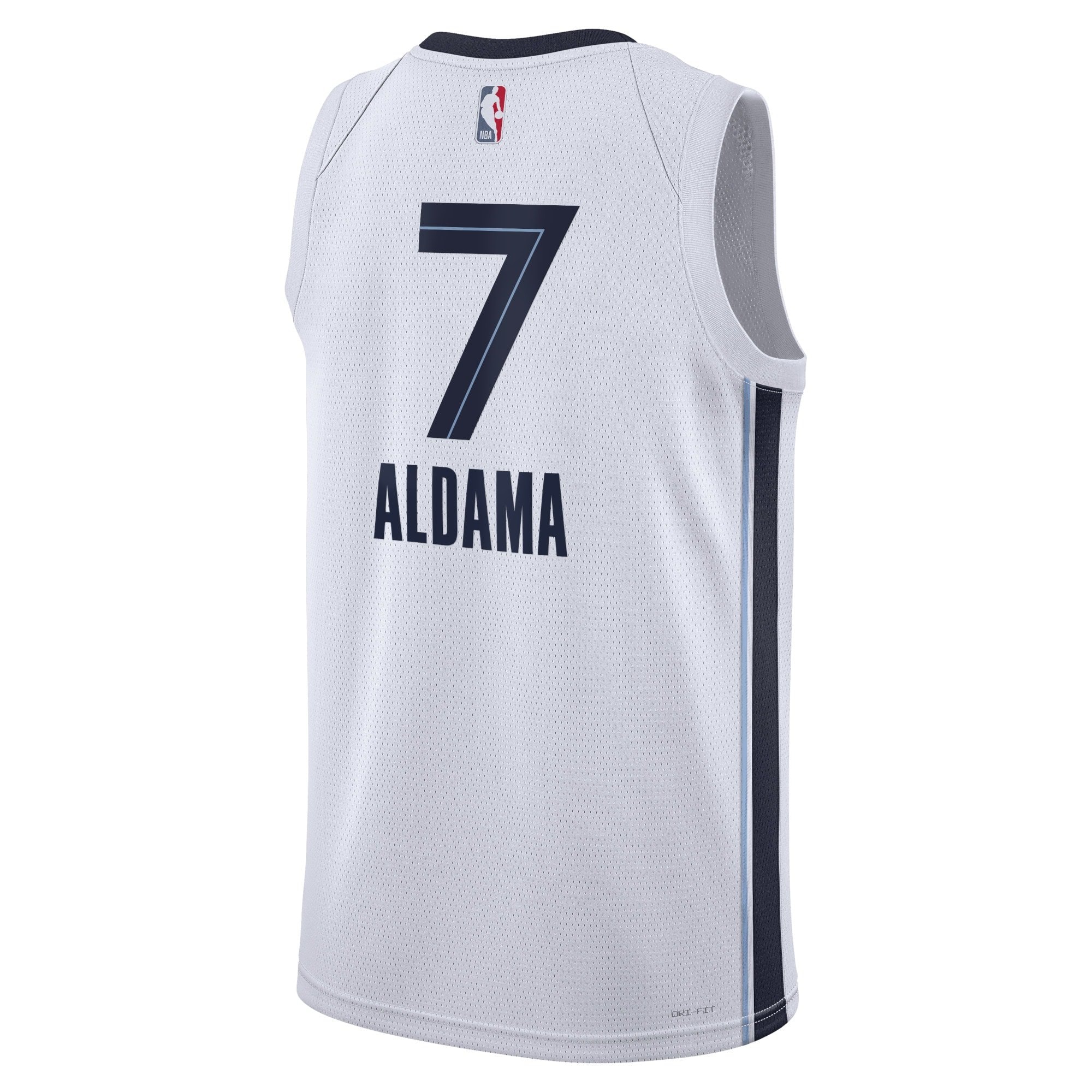 Memphis Grizzlies Association Edition Swingman Jersey White Santi Aldama Unisex