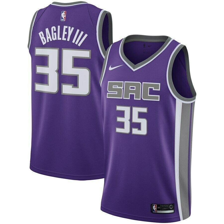 Men's Sacramento Kings Marvin Bagley #35 Icon Swingman Jersey Purple