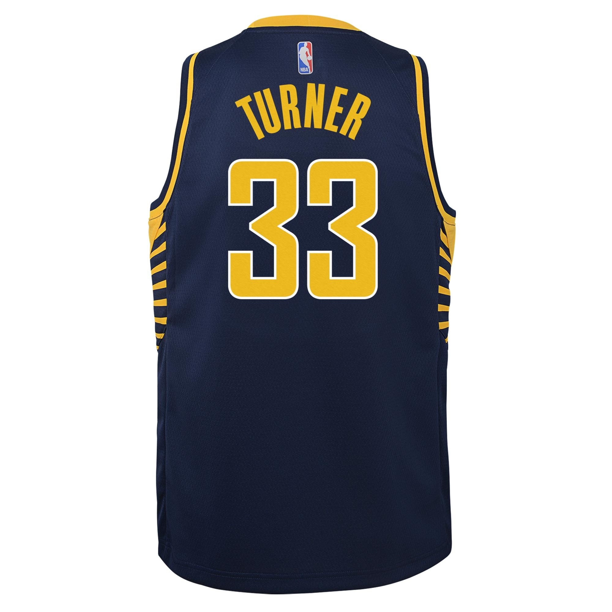 Indiana Pacers Icon Edition Swingman Jersey Navy Myles Turner Youth