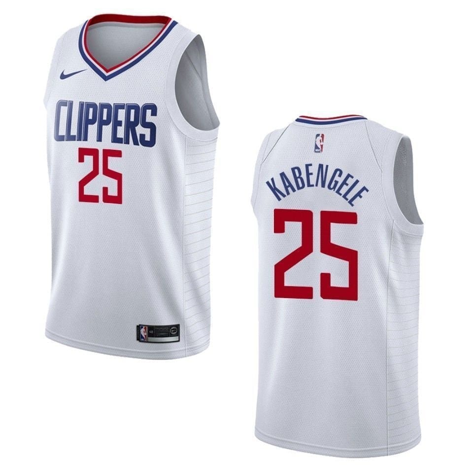 Men's Basketball Team 25 Mfiondu Kabengele Association Swingman Jersey - White