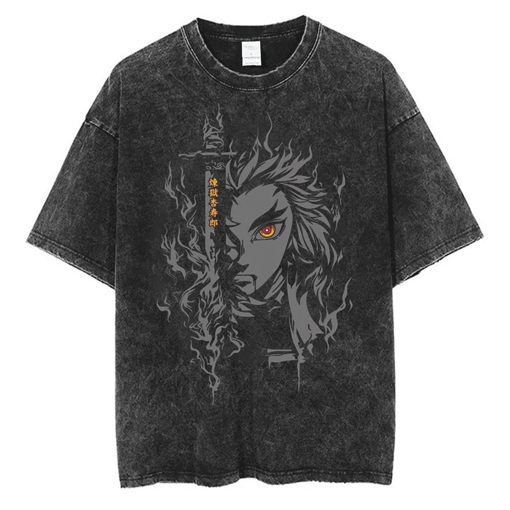Rengoku Kyojuro "Flame Hashira" Vintage T-shirt