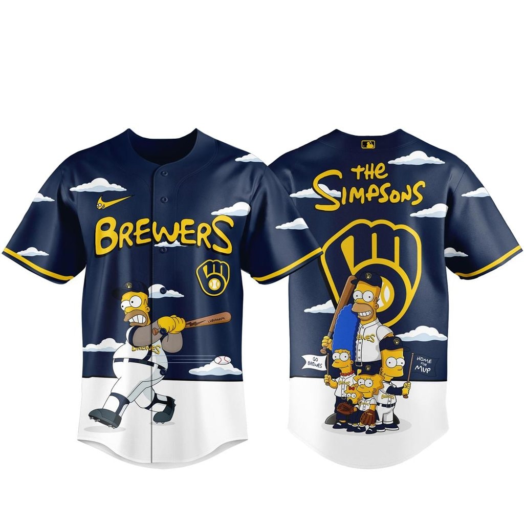 Baseball Team x The Simpsons 2026 Major Gameday Baseball Jersey