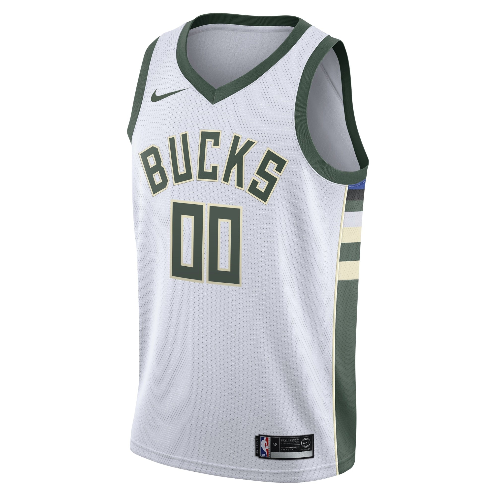 Milwaukee Bucks Association Swingman Custom Youth Jersey Multicolor S-3XL