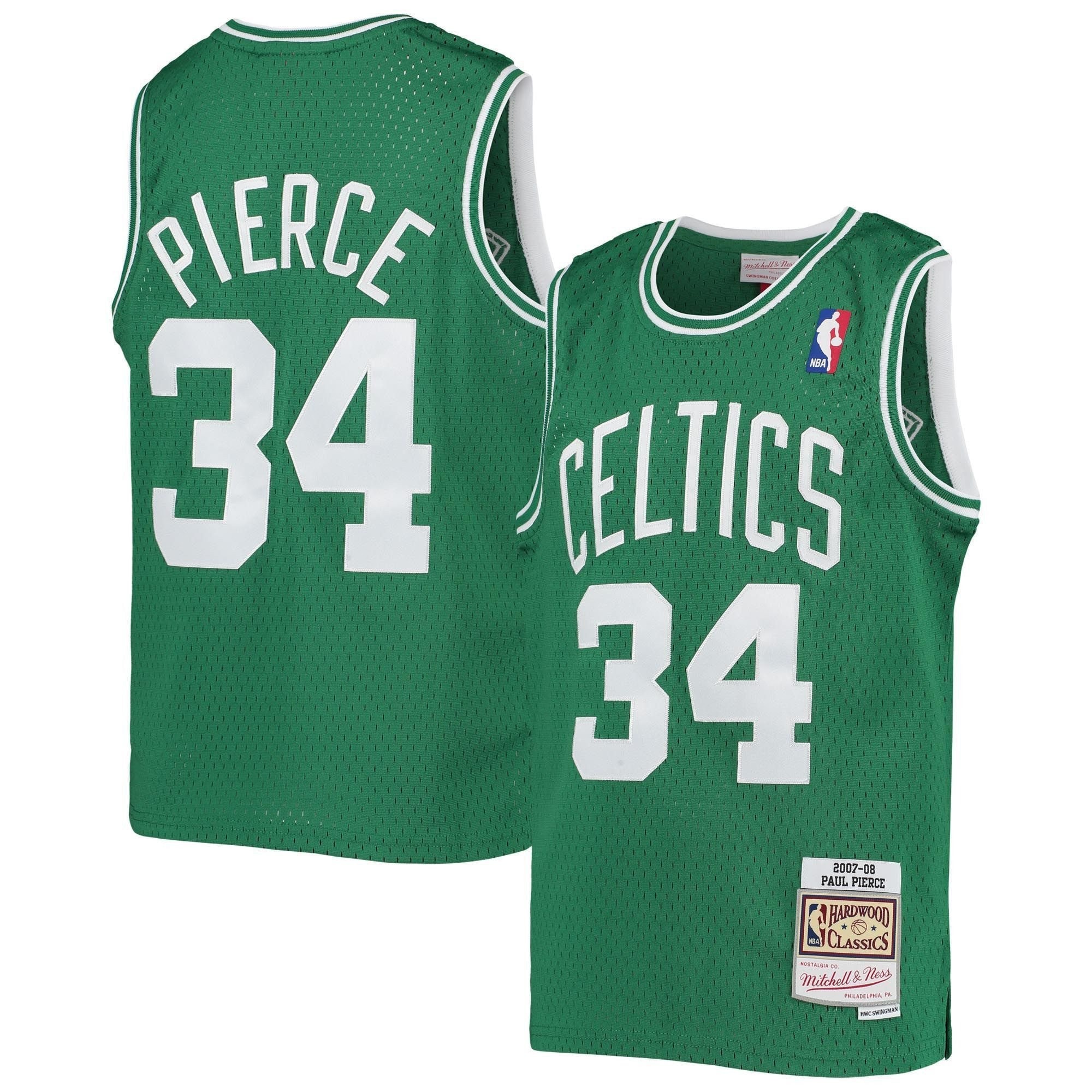 Paul Pierce Boston Celtics Mitchell & Ness Youth 2007-08 Hardwood Classics Swingman Jersey Kelly Green