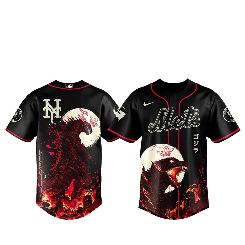 Baseball Team x Godzilla Minus Zero Baseball Jersey