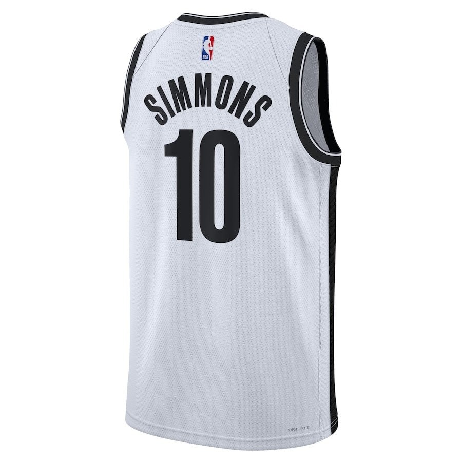 Ben Simmons 10 Brooklyn Nets Unisex Swingman Jersey Association Edition White