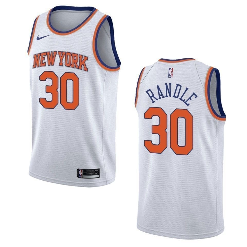 Men's New York Knicks Julius Randle Association Swingman Jersey White