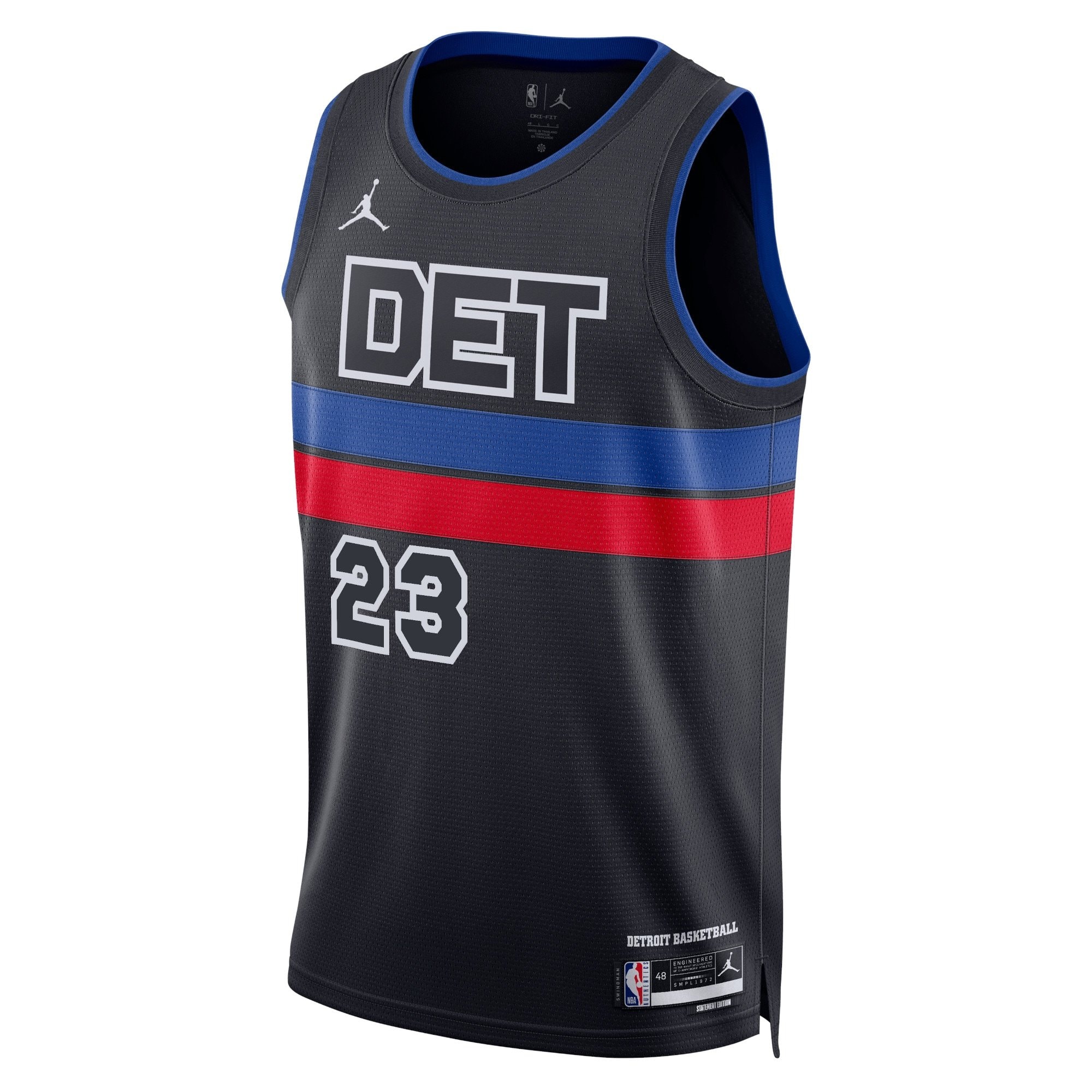 Detroit Pistons Jordan Statement Edition Swingman Jersey Blue Jaden Ivey Unisex
