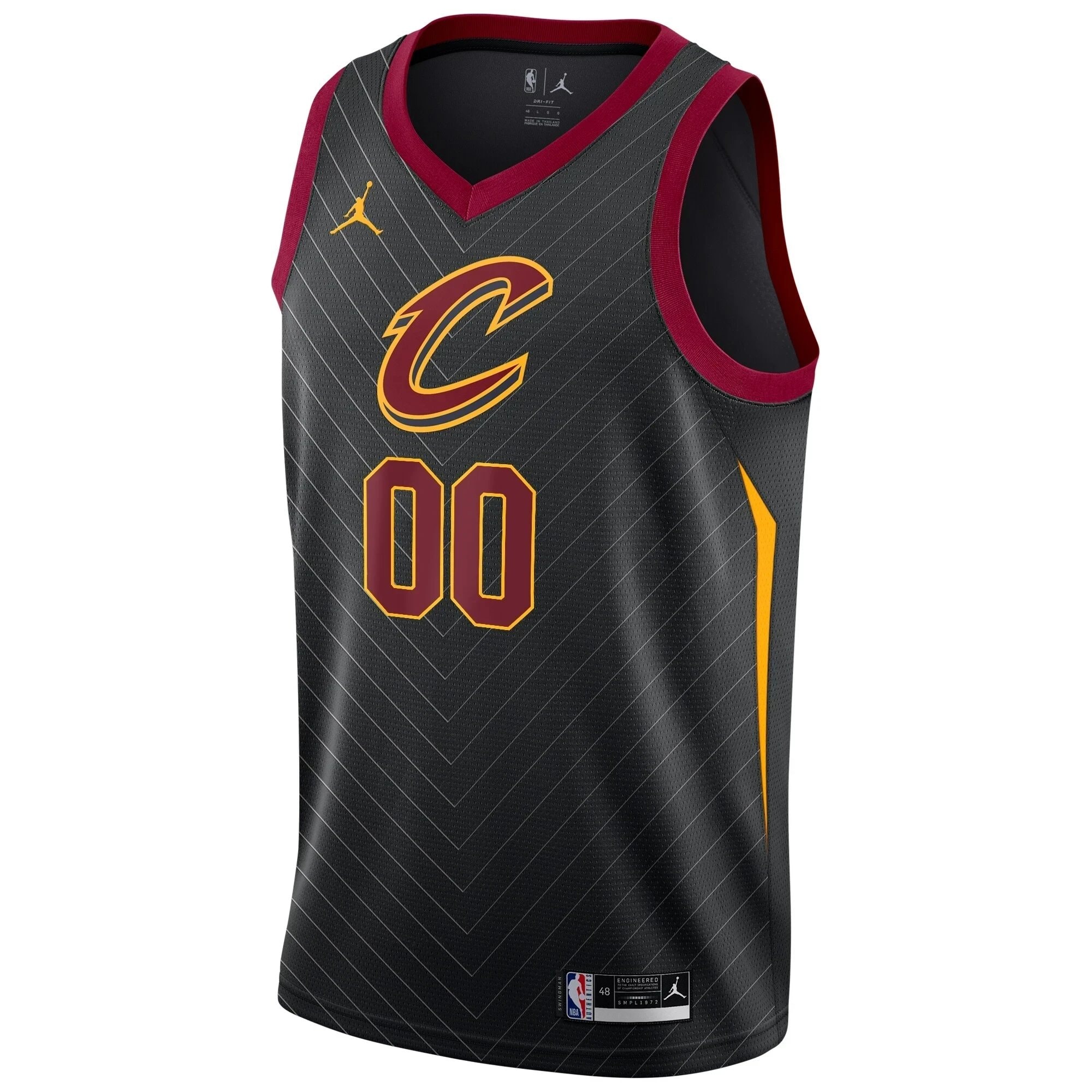 Cleveland Cavaliers Swingman Custom Jersey - Statement Edition - Black