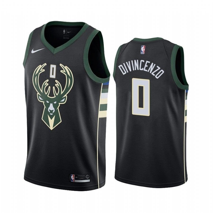 Men's Milwaukee Bucks Donte DiVincenzo #0 Stitched Jersey Multicolor S-3XL