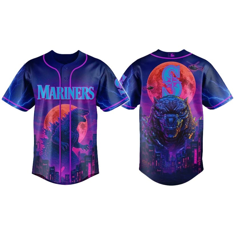 Baseball Team Special Godzilla Baseball Jersey