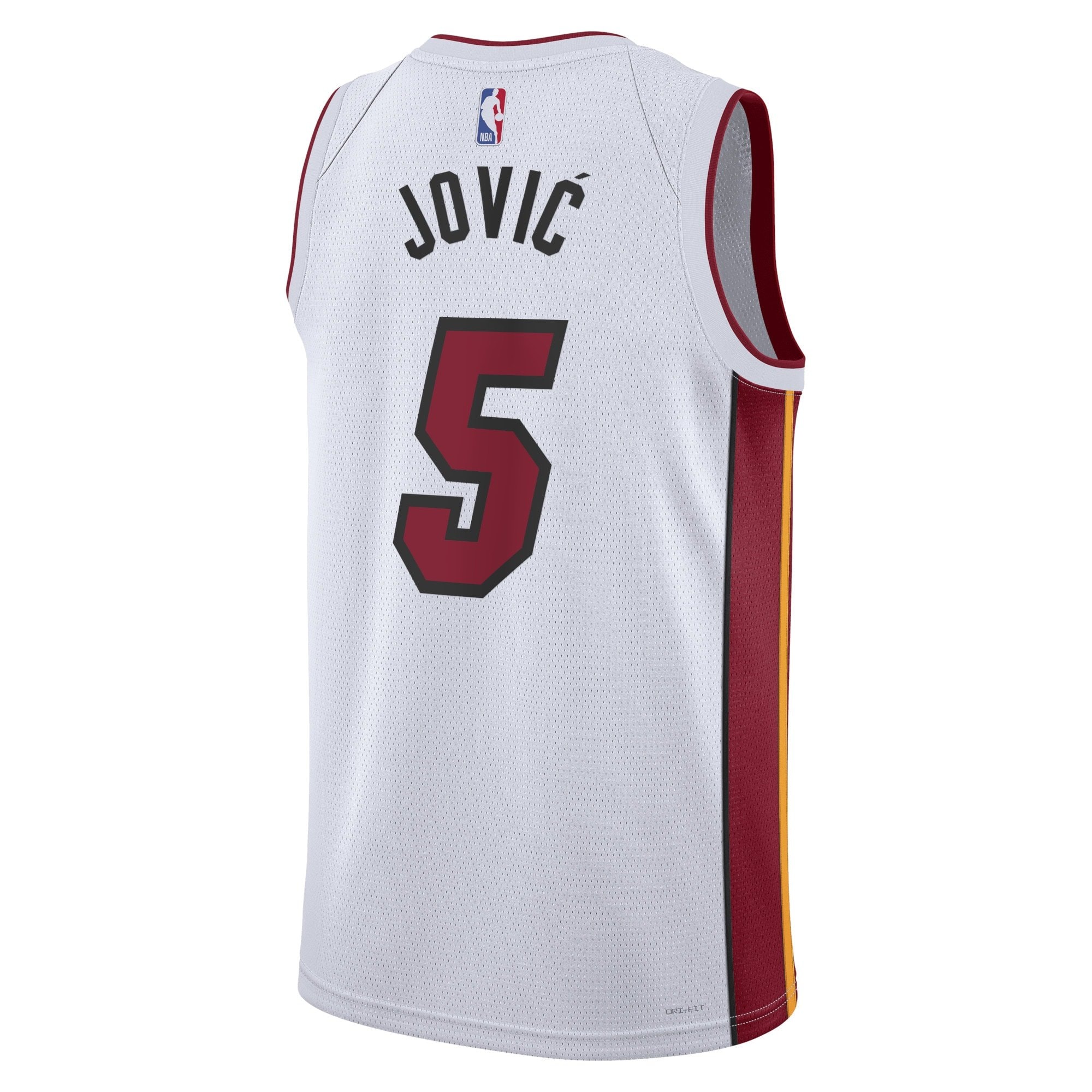 Miami Heat Association Edition Swingman Jersey White Nikola Jovic Unisex