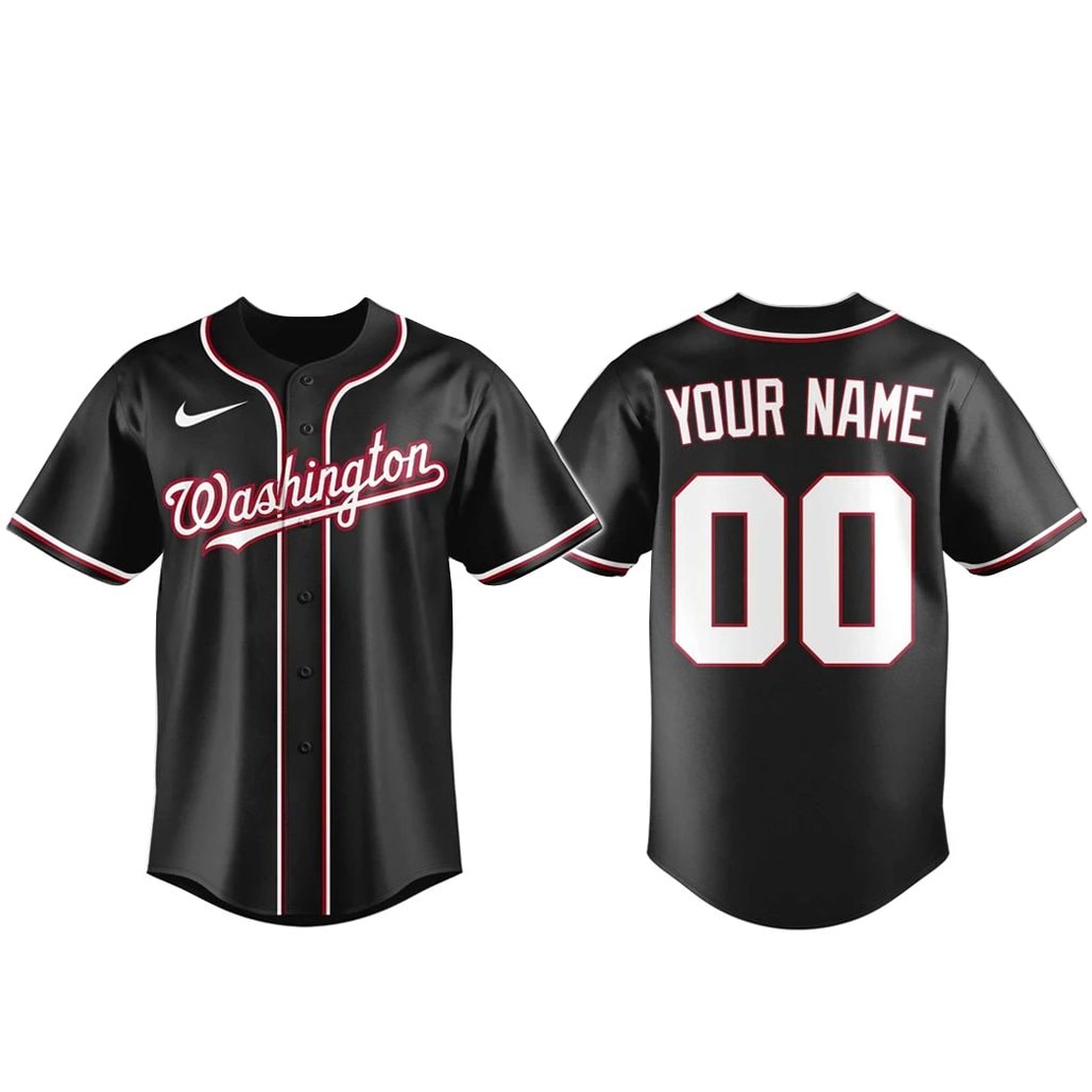 Custom Name and Number Baseball Team Blackout Built For The Night 2026 Baseball Jersey