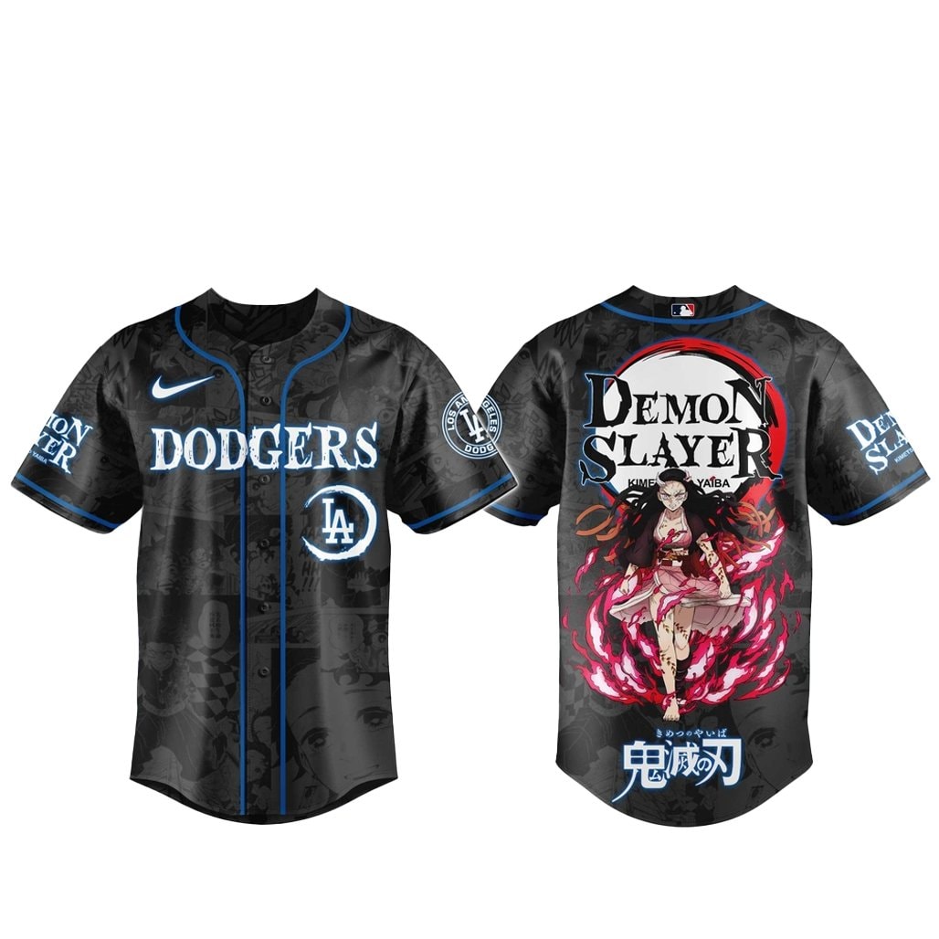 Baseball Team x Nezuko Kamado Demon Slayer Baseball Jersey