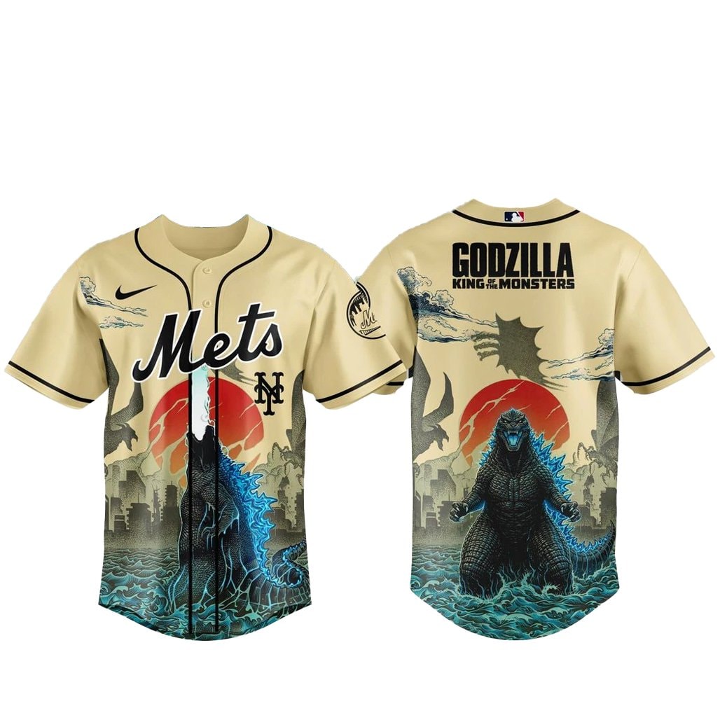 Baseball Team x Godzilla King of The Monsters Baseball Jersey