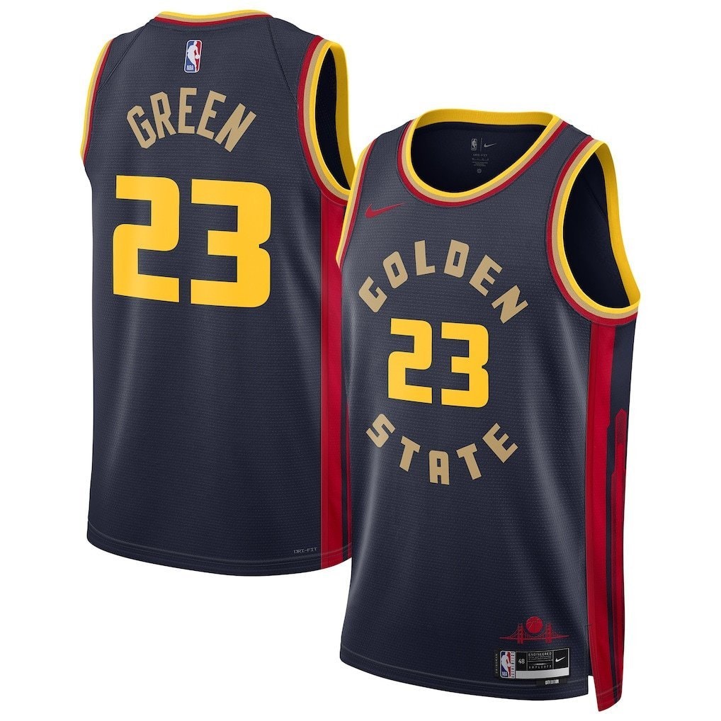 Draymond Green 23 Golden State Warriors Unisex 2024/25 Swingman City Edition Jersey - Navy