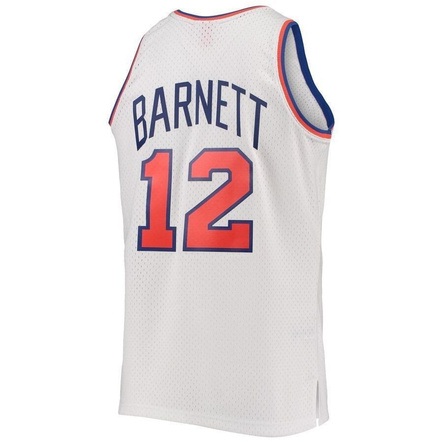 Dick Barnett New York Knicks Mitchell & Ness Hardwood Classics 1969-70 Swingman Jersey White