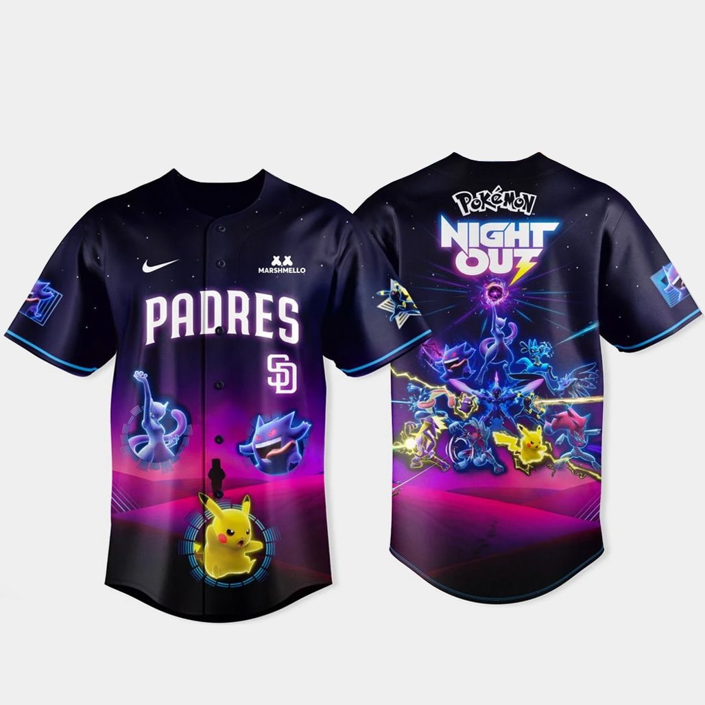 Baseball Team x Pokémon Night Out 2026 Baseball Jersey