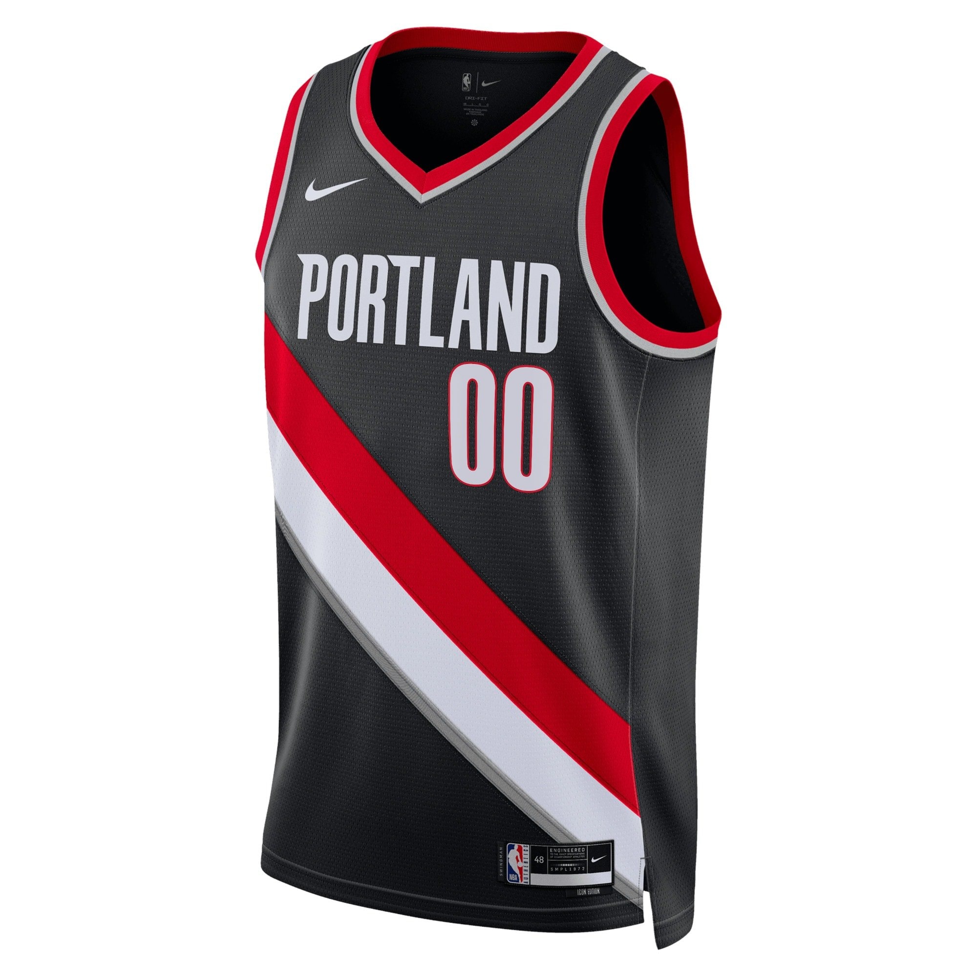 Portland Trail Blazers Icon Swingman Custom Jersey Unisex Multicolor