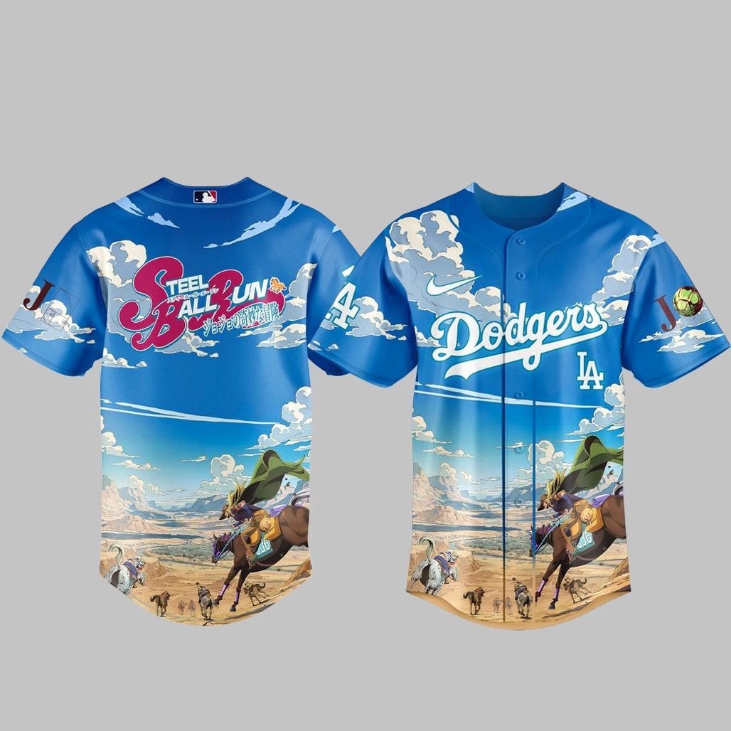 Baseball Team x Steel Ball Run 2026 Baseball Jersey Version 2
