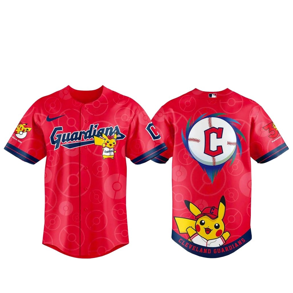 Baseball Team x Pokemon 30th Anniversary Baseball Jersey