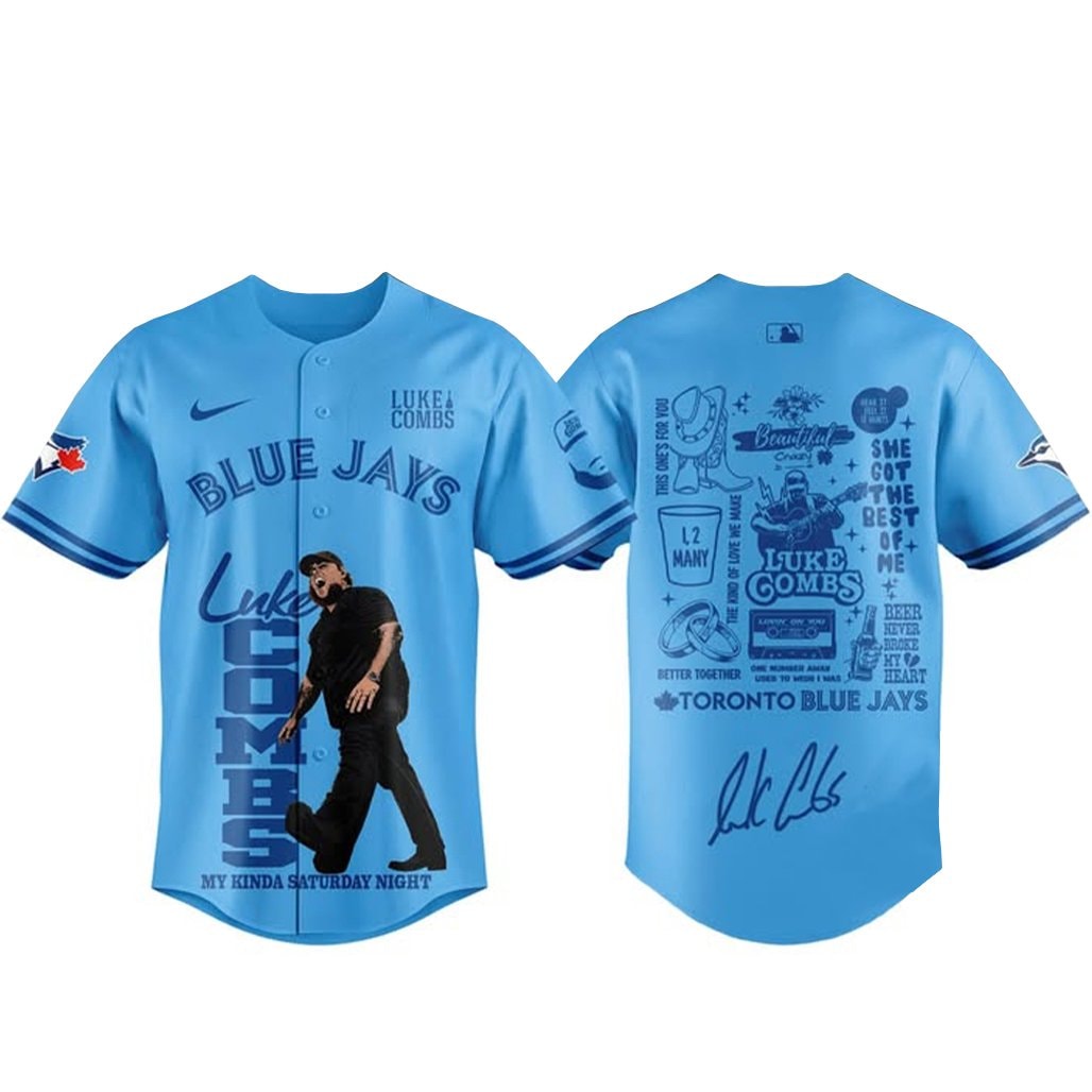 Luke Combs Baseball Team My Kinda Saturday Night Tour 2026 Baseball Jersey