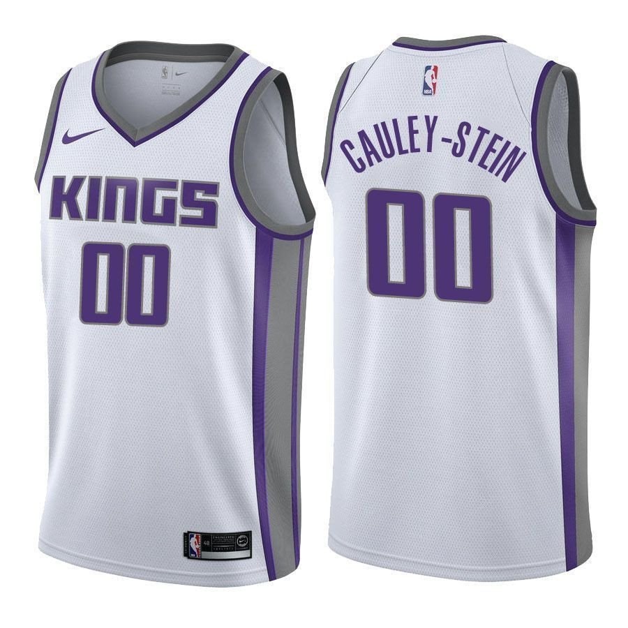 Men's Willie Cauley-Stein #00 Association White Basketball Jersey