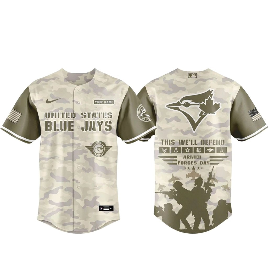 Baseball Team Armed Forces Day Appreciation Night 2026 Baseball Jersey