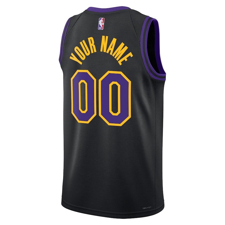 Los Angeles Lakers 2023/24 Swingman Jersey Customized City Edition Black Unisex