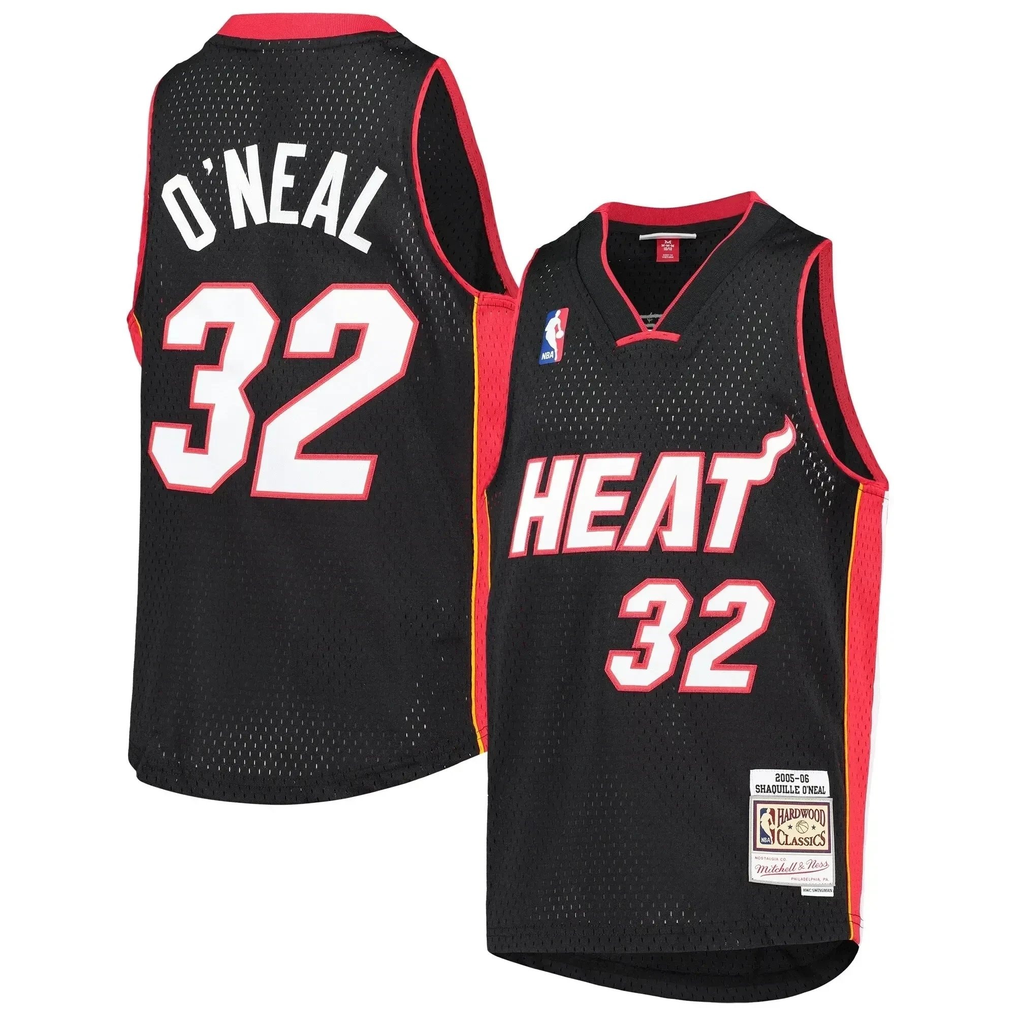Shaquille O'neal Basketball Team Mitchell Ness Youth 2005-06 Hardwood Classics Swingman Jersey - Black