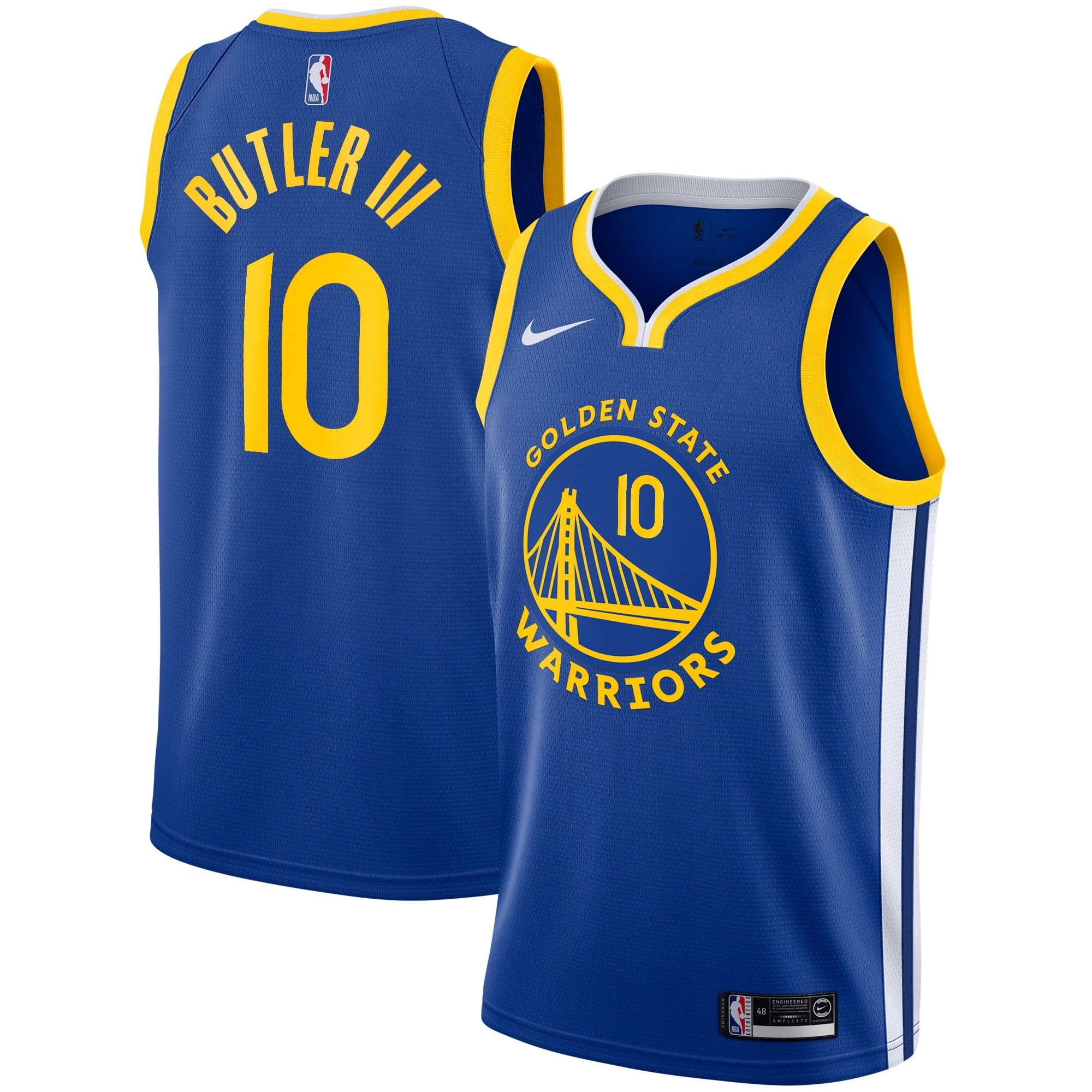 Golden State Warriors Icon Edition Swingman Jersey Royal Jimmy Butler III Youth