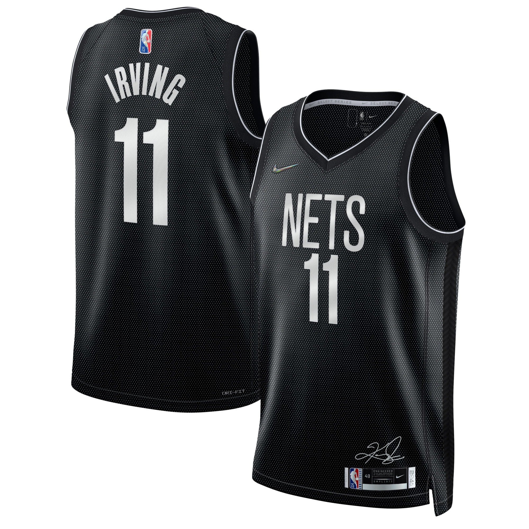 Kyrie Irving 11 Brooklyn Nets Rookie of the Year Swingman Team Jersey Unisex Multicolor