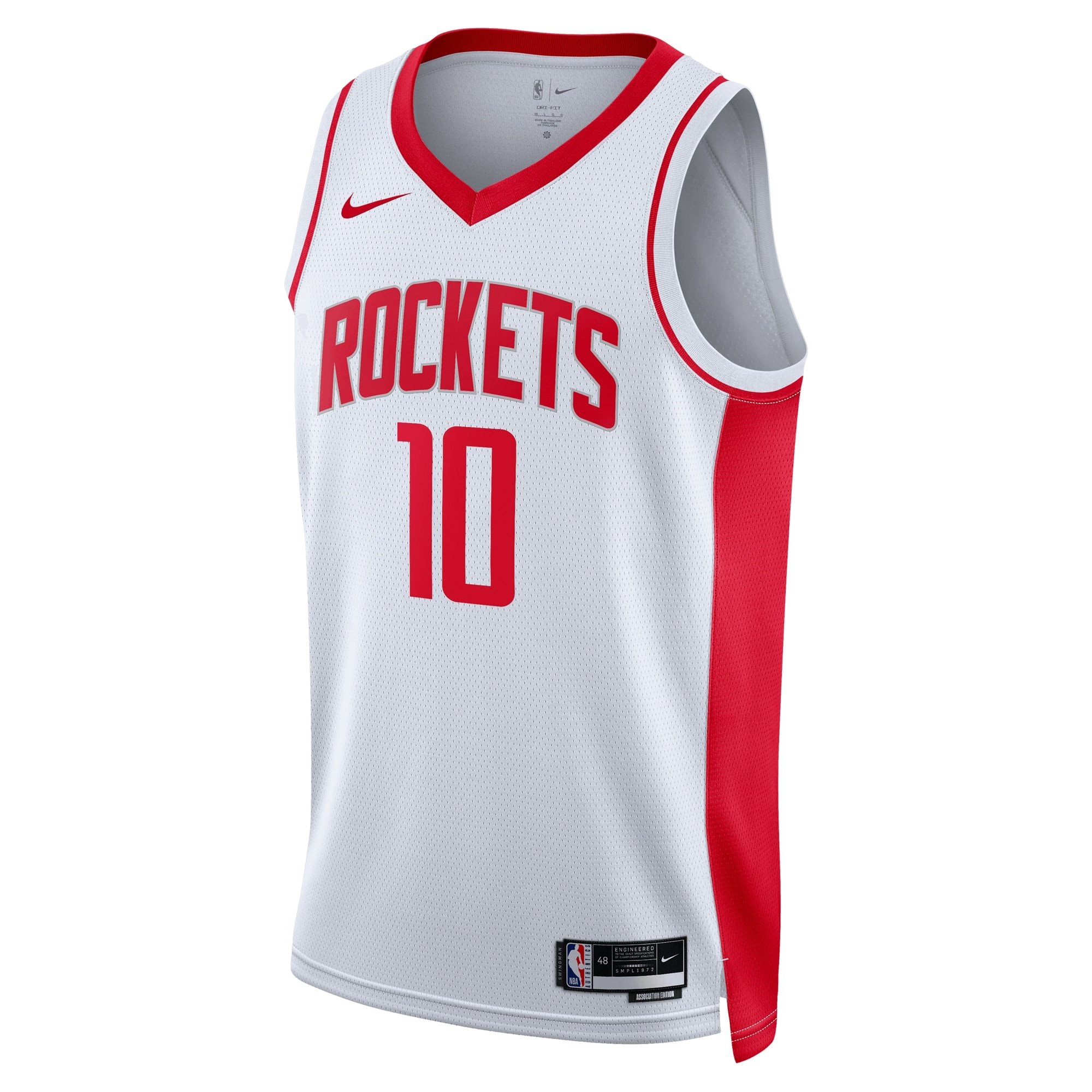 Houston Rockets Association Edition Swingman Jersey White Jabari Smith Jr Unisex