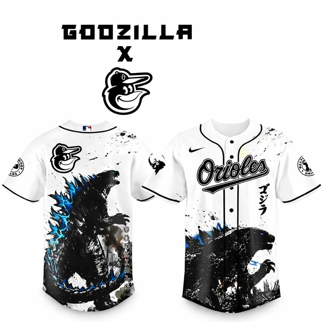Baseball Team x Godzilla Monster Baseball Jersey