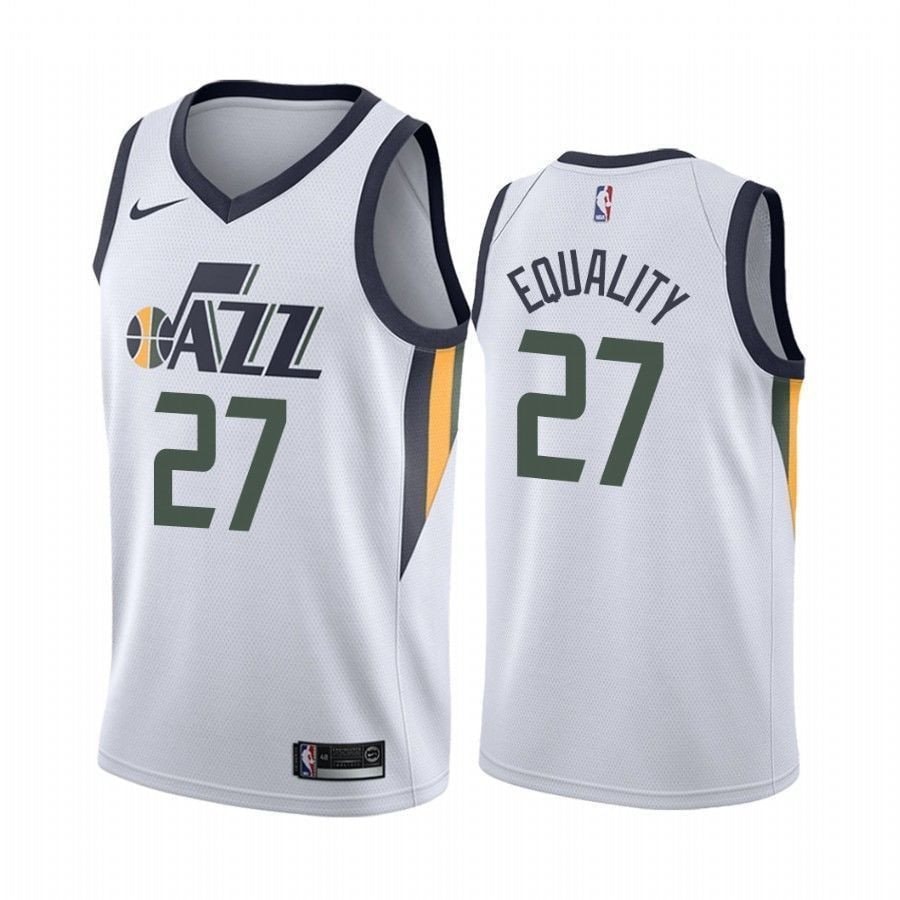 Men's Rudy Gobert Equality Jazz Association Jersey Multicolor S-3XL