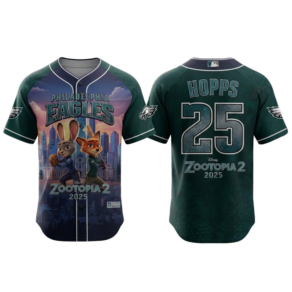 Football Team x Zootopia 2 Wilde Hopps Baseball Jersey 2025