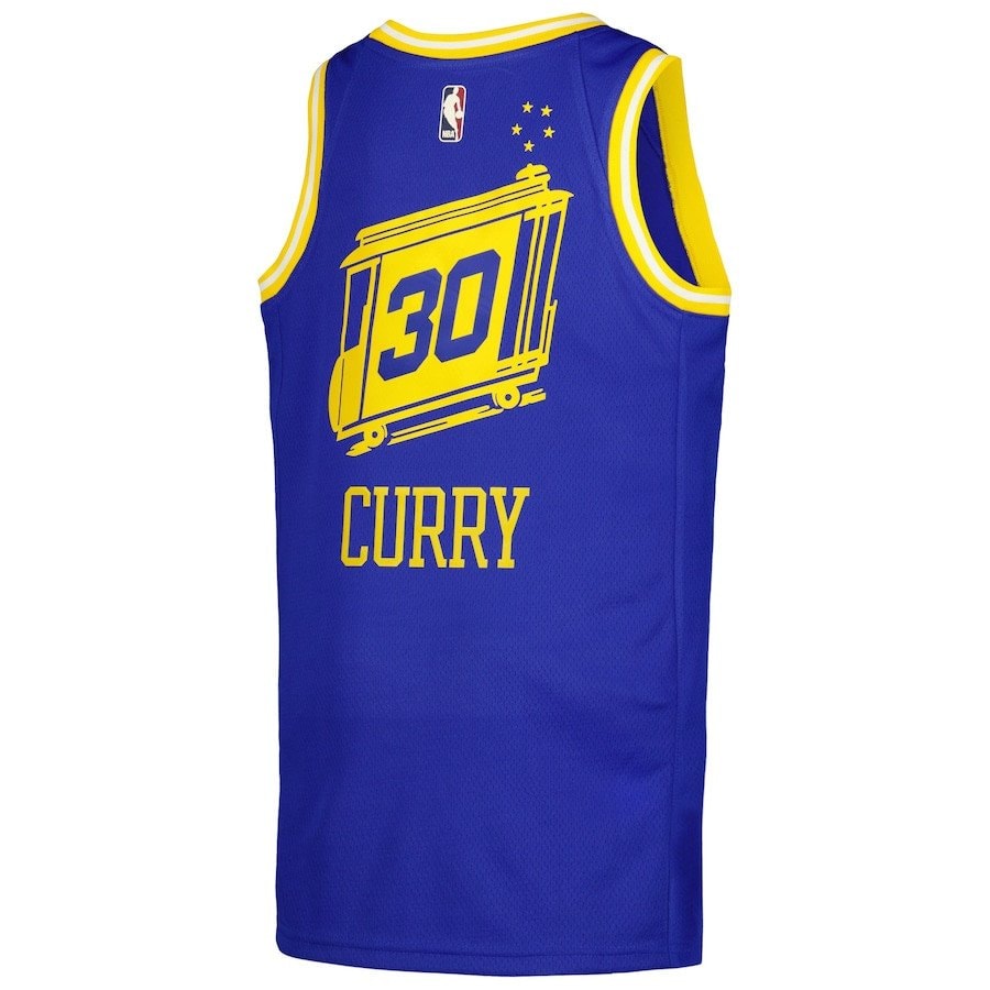 Stephen Curry 30 Golden State Warriors Swingman Jersey Classic Edition Royal - Mens
