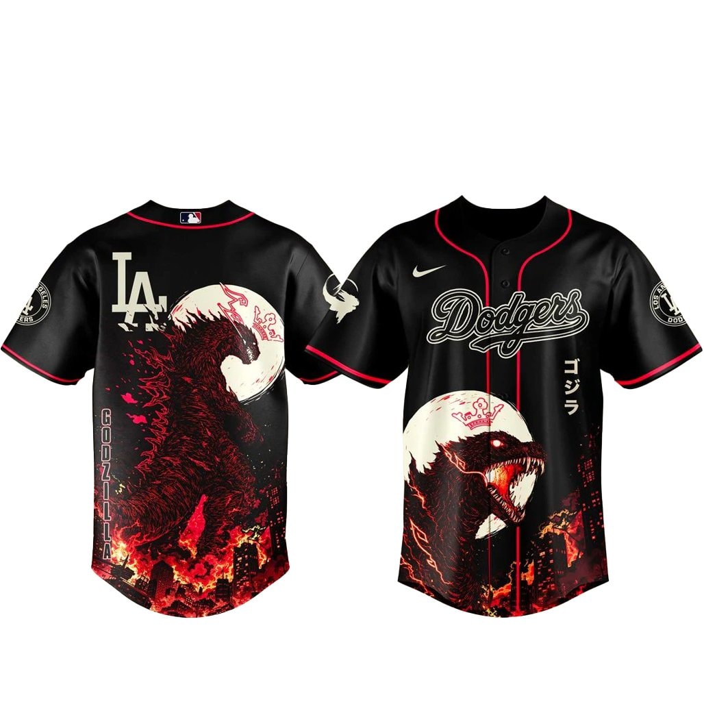 Baseball Team x Godzilla Minus Zero Baseball Jersey