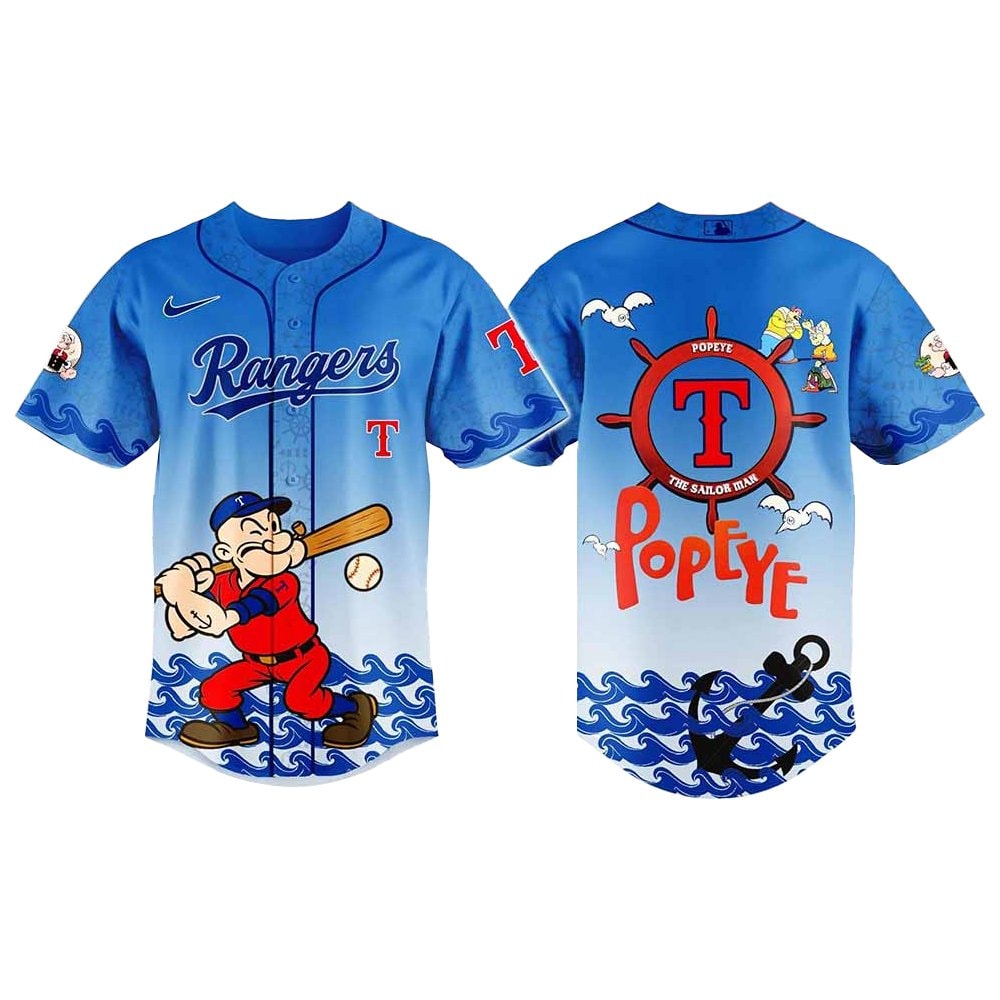 Baseball Team x Popeye Baseball Jersey