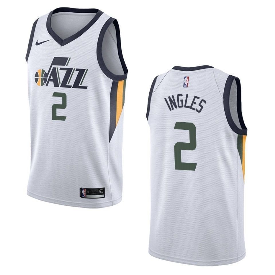 Men's Utah Jazz Joe Ingles Association Swingman Jersey White S-3XL